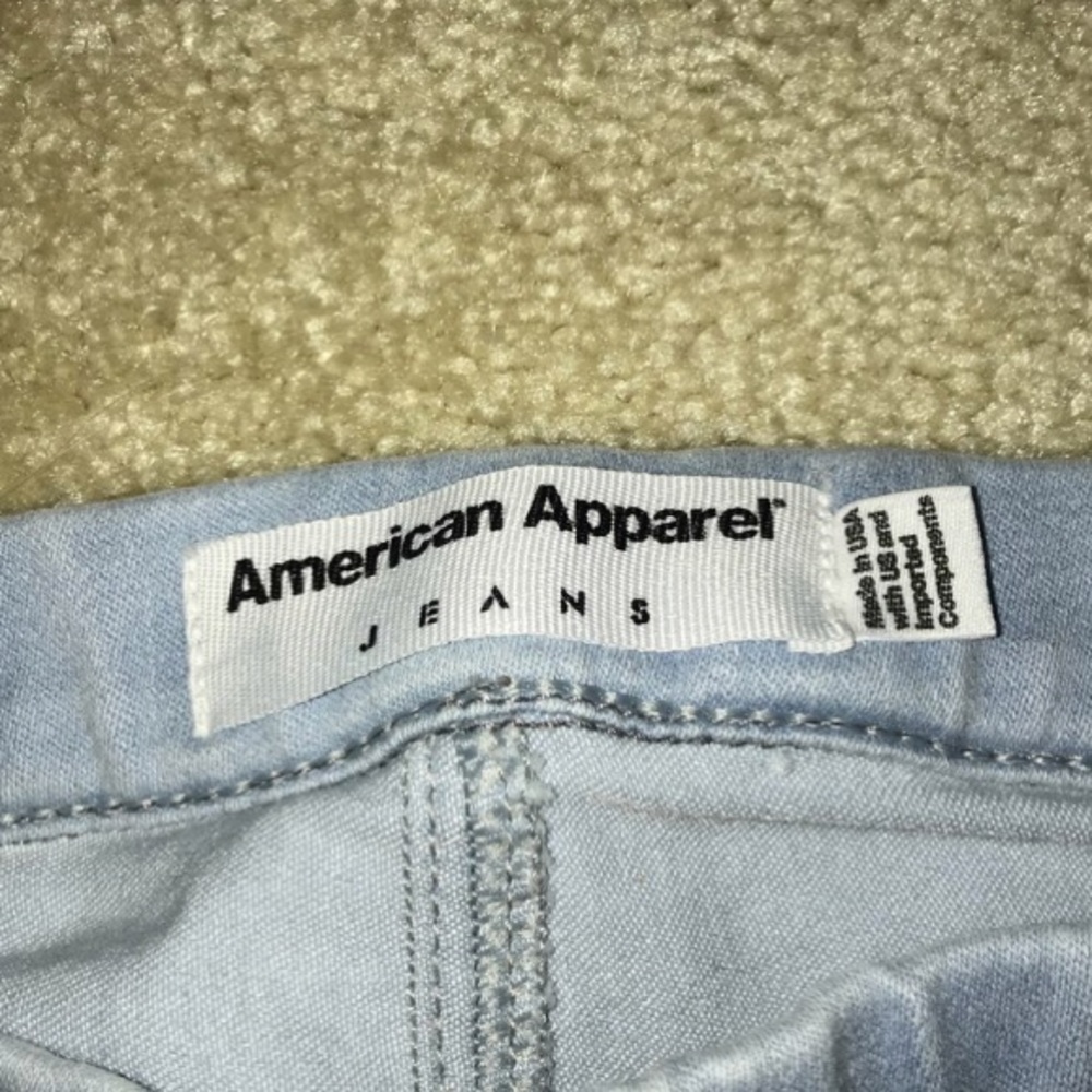 Light wash American Apparel jeans